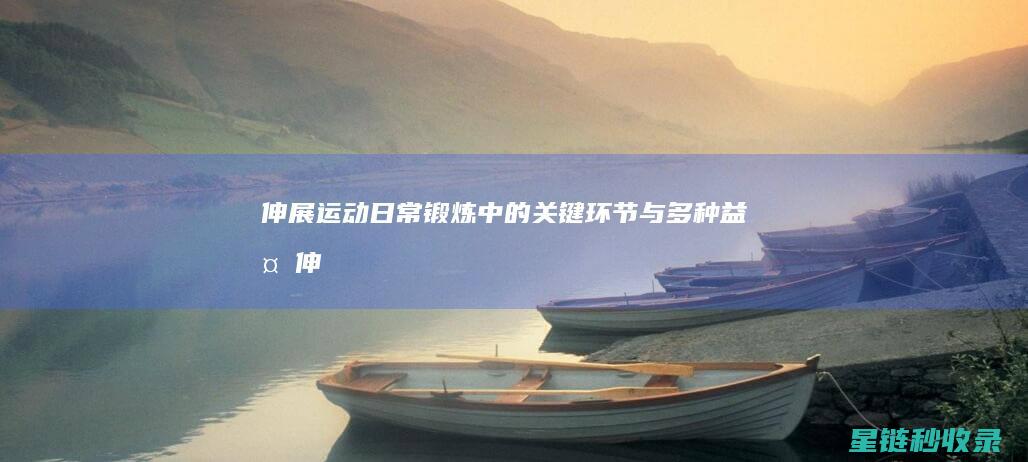 伸展运动：日常锻炼中的关键环节与多种益处 (伸展运动做法)